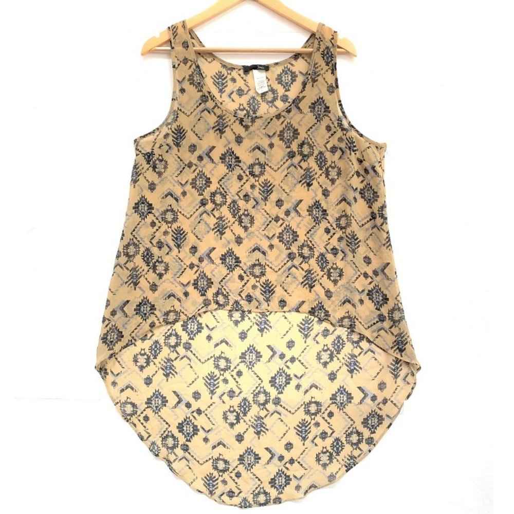 3ena High Low Tank Top.